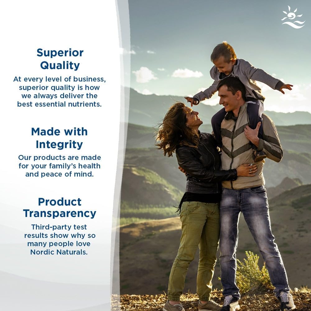 Nordic Naturals family — superior quality, made with integrity, product transparency
